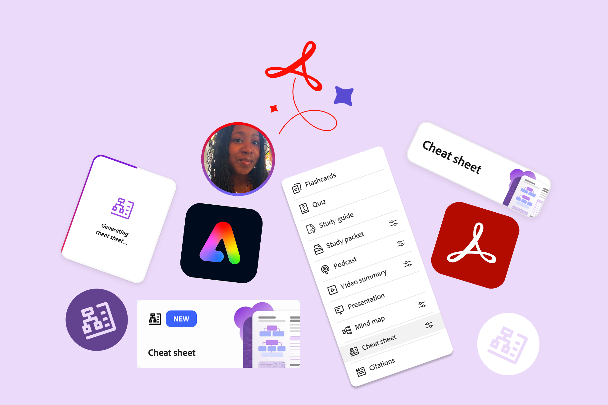Adobe Student Spaces: Cheat Sheet project cover