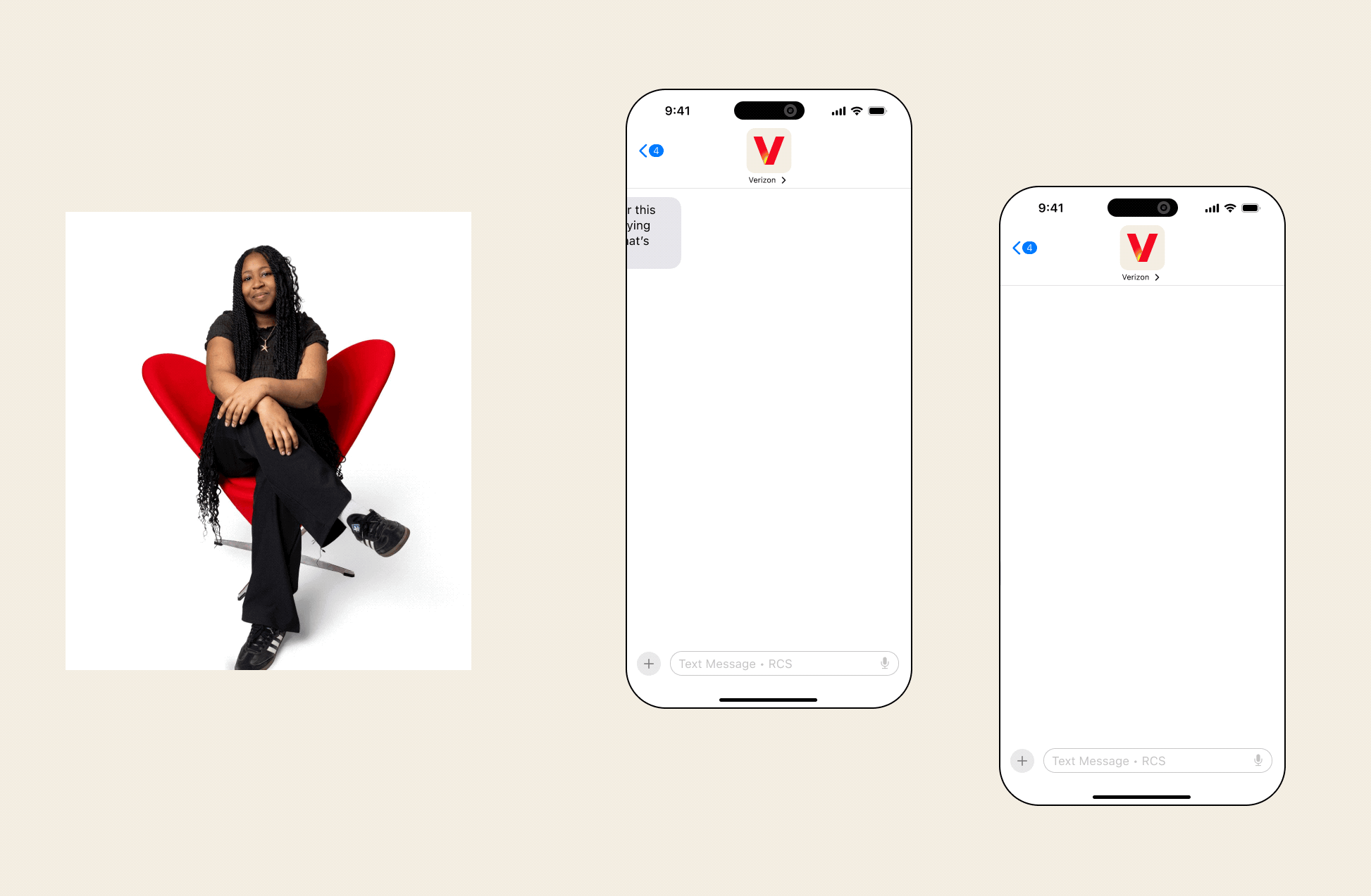 Animated Verizon conversational AI project cover