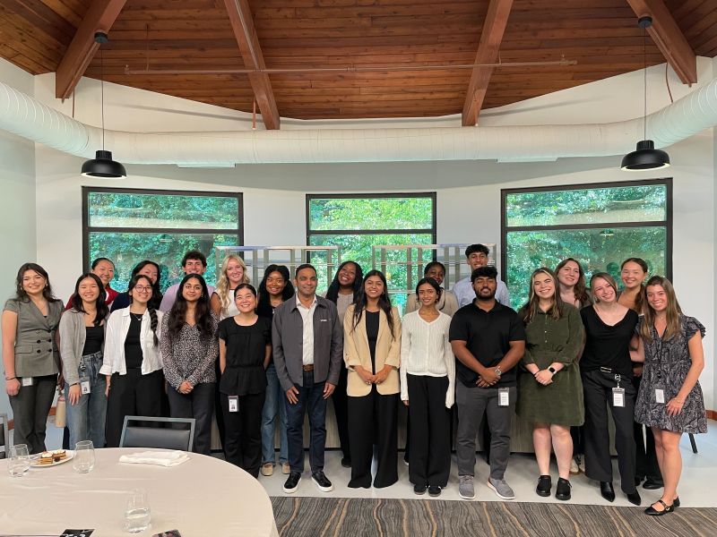 Verizon intern cohort group photo