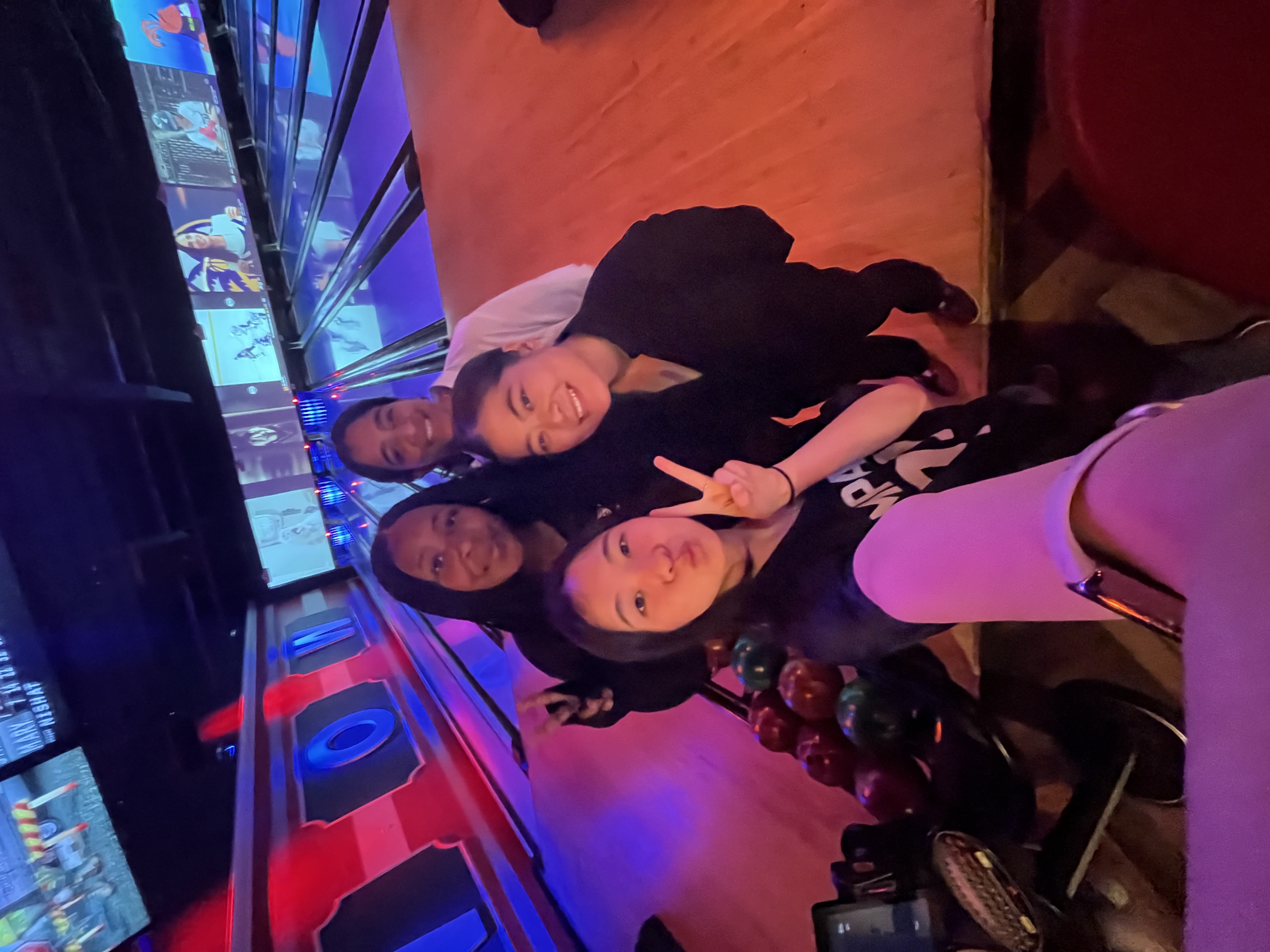 Bowling night selfie